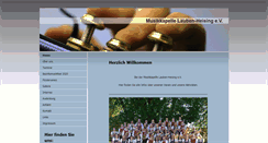 Desktop Screenshot of musikkapelle-lauben-heising.de